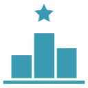 Podium star 4 icon