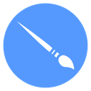 Pointed Tip Paintbrush icon