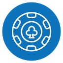 Poker chip icon