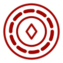 Poker chips icon