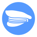 Police cap icon