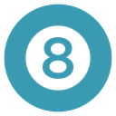 Pool 8 ball 4 icon