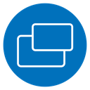 Pop up Color Filled icon