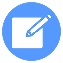 Post Edit Pencil Color Filled icon