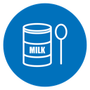 Powdered milk icon
