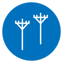 Power pole icon