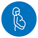 Pregnant woman icon