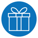 Present gift box 2 icon