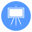 Presentation Board Color Filled icon