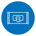 Presentation Screen Color Filled icon