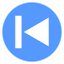 Previous Color Filled icon