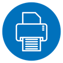Print button Color Filled icon