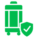 Protection Baggage Shield Suitcase icon