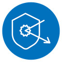 Protection from attack icon