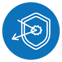 Protection from attack icon