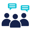 Public opinion icon