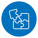Puzzle pieces 2 icon