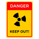 Radiation Danger Keep Out icon