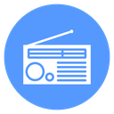 Radio Dial Speaker Color Filled icon