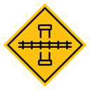 Railroad crossing sign 2 icon