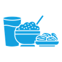 Ramadan breakfast icon