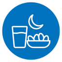 Ramadan breakfast icon