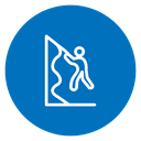 Rappelling icon
