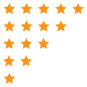 Rating star icon