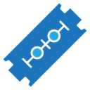 Razor blade Color Filled icon