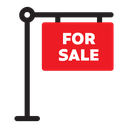 Real estate for sale sign 02 icon