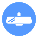 Rear mirror icon