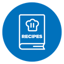 Recipe Book Color Filled icon