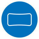 Rectangle panoramic icon