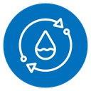 Recycle water icon