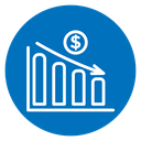 Reduction chart 2 icon