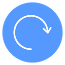 Refresh Circular Arrow Color Filled icon
