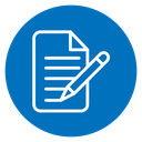 Registration paper icon
