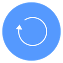 Reload Circular Arrow Color Filled icon