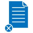 Remove file icon