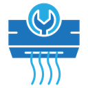 Repair air conditioner icon