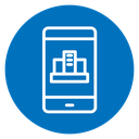 Reservation smartphone icon