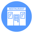 Restaurant Color Filled icon
