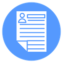 Resume Folded Page icon