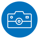 Retro camera icon
