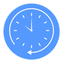 Rewind time Color Filled icon