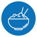 Rice bowl icon