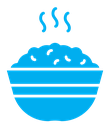 Rice bowl icon