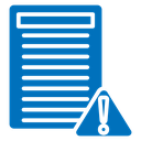 Risk analysis icon