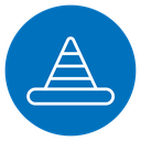 Road cone icon