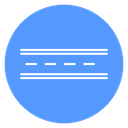 Road Color Filled icon